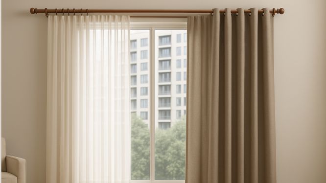 Blog cortinero doble de madera