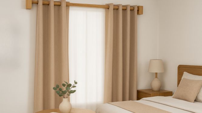Tendencias en cortineros de madera minimalistas y elegantes