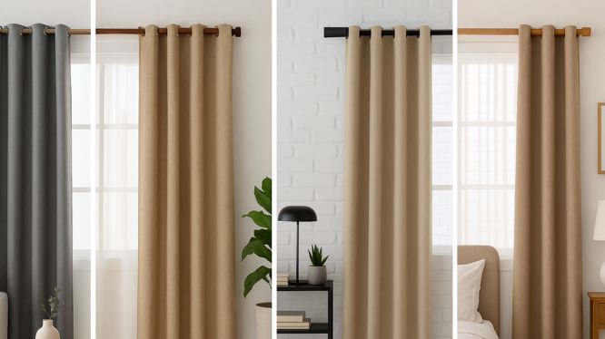 Catálogo de cortineros de madera: estilos y medidas