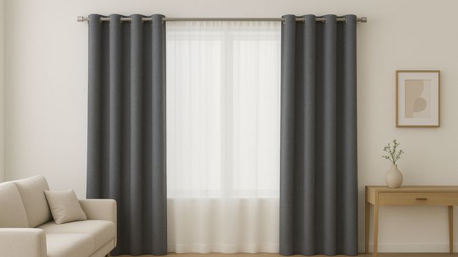 Cortineros de madera minimalistas