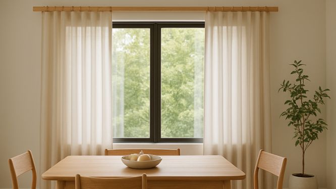 Cortineros de madera minimalistas