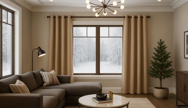 Cortineros de madera en invierno: cómo lograr ambientes cálidos, acogedores y con mejor iluminación natural