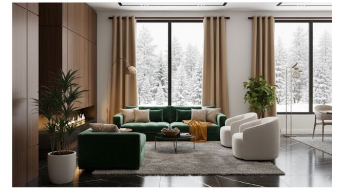 Cortineros de madera en invierno: cómo lograr ambientes cálidos, acogedores y con mejor iluminación natural