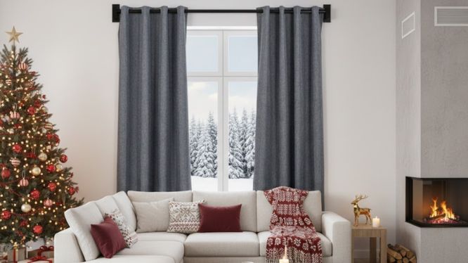 Cortineros de madera minimalistas: cómo crear espacios cálidos y acogedores en invierno